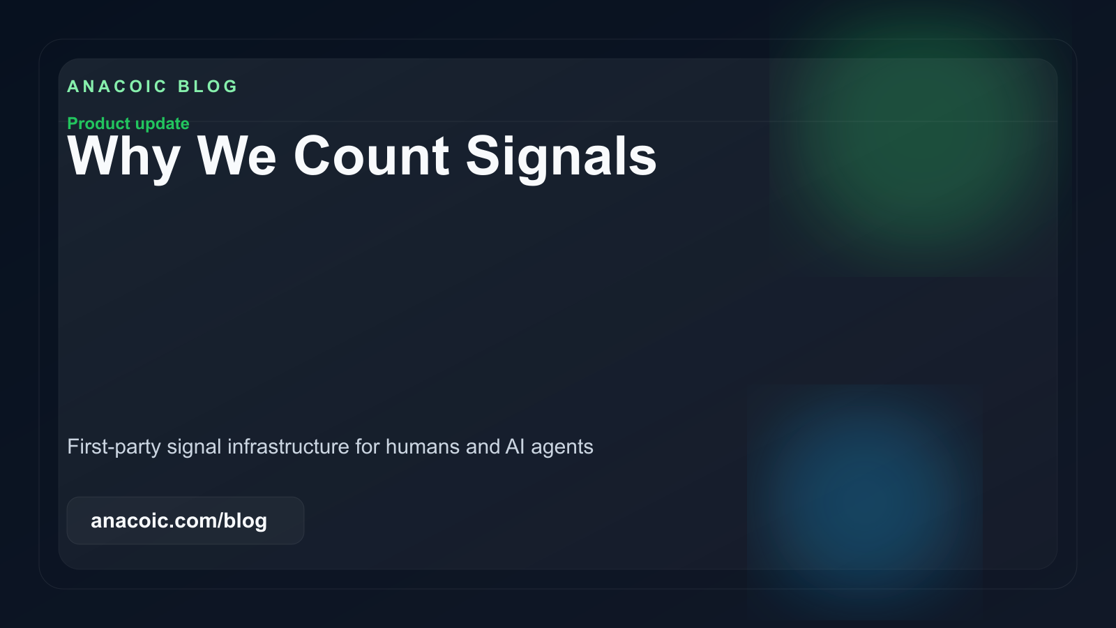 Featured image for Why We Stopped Counting Events (And Started Counting Signals)